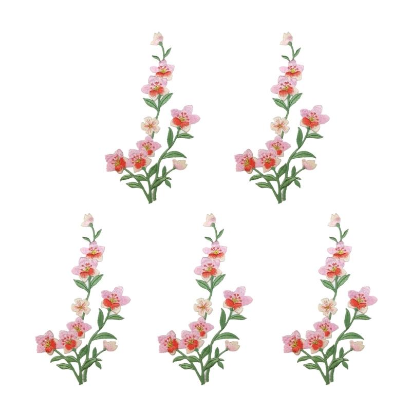 R9UF 5Pcs Embroidery Applique  - Embroidery Jacket Jeans recensione e prezzo